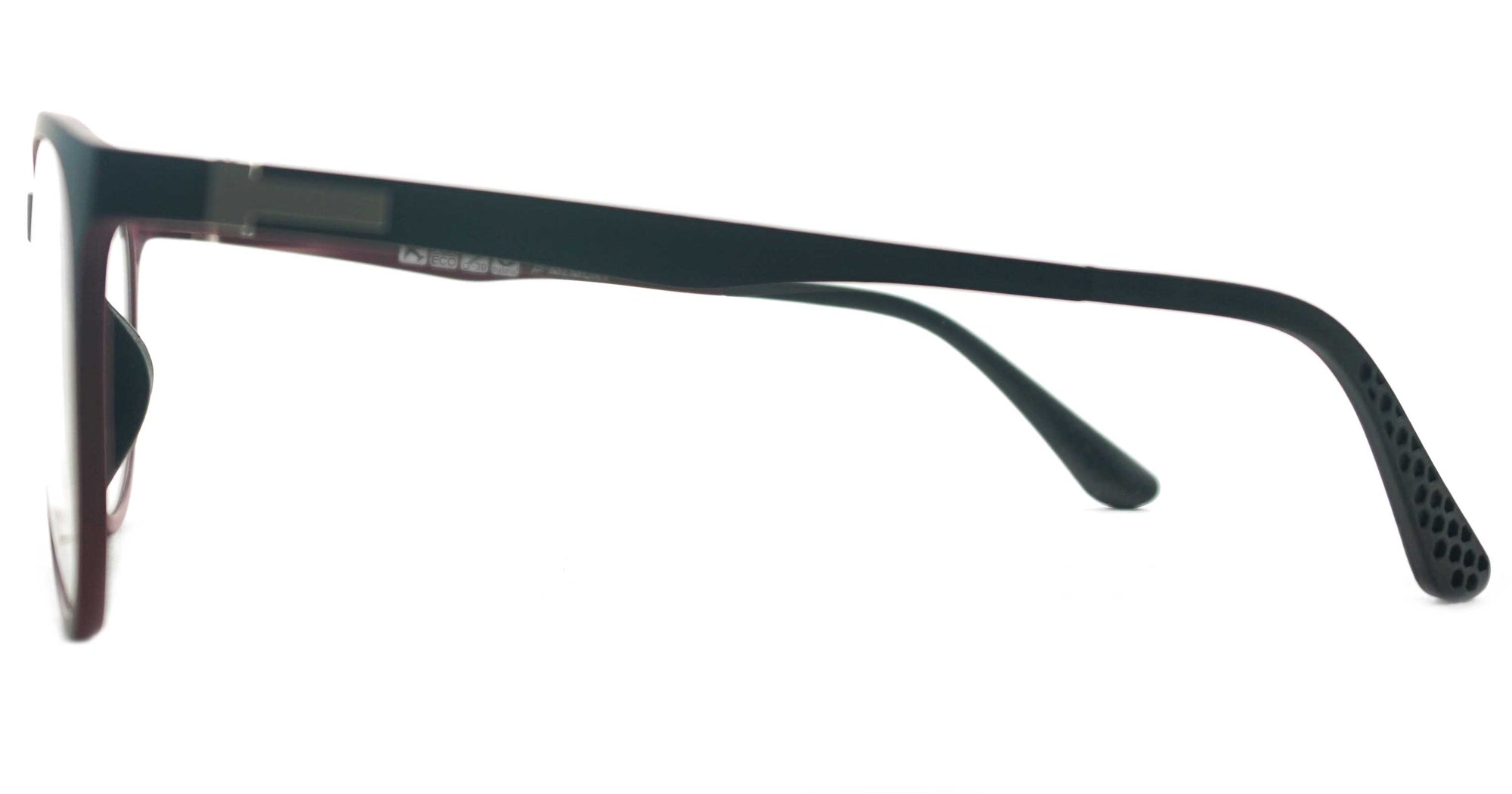 Austin - Matte Black Red - See.Saw.Seen Eyewear